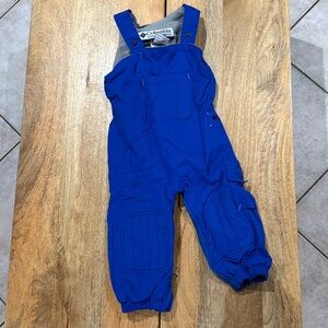 Columbia unisex kids ski bibs sz 2T fleece lined